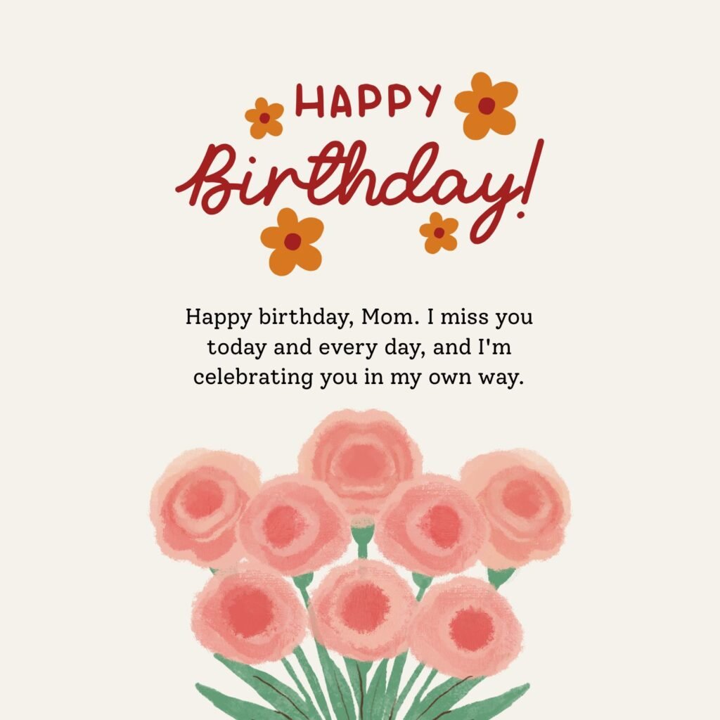 Birthday Messages for Mom in Heaven