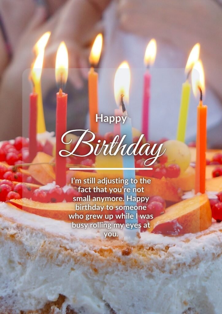 Birthday Wishes for Younger Brother