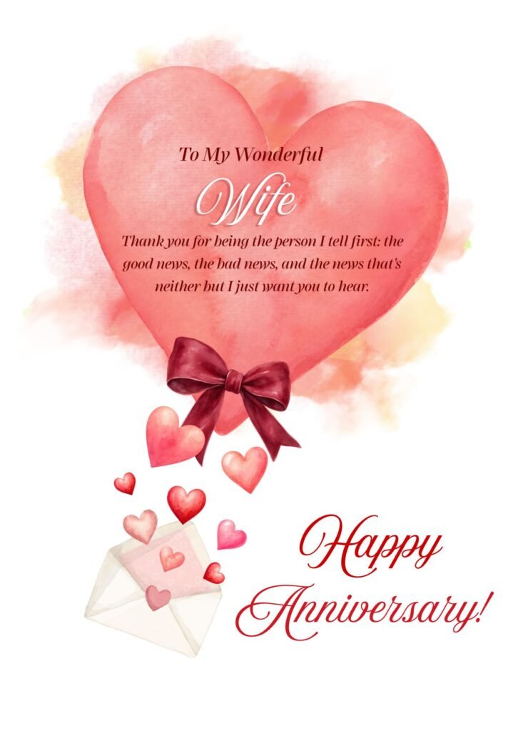 Heartfelt Anniversary Messages for Your Wife