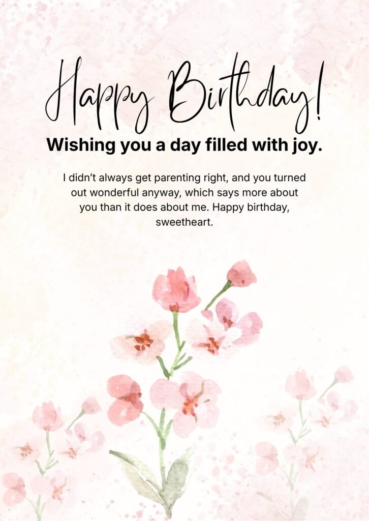 Heartfelt Birthday Wishes for Son