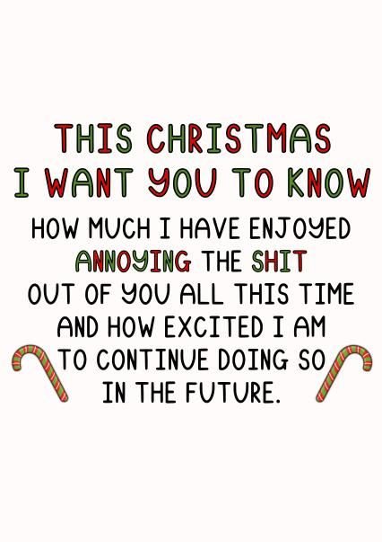 Punny & Wordplay Christmas Card Messages