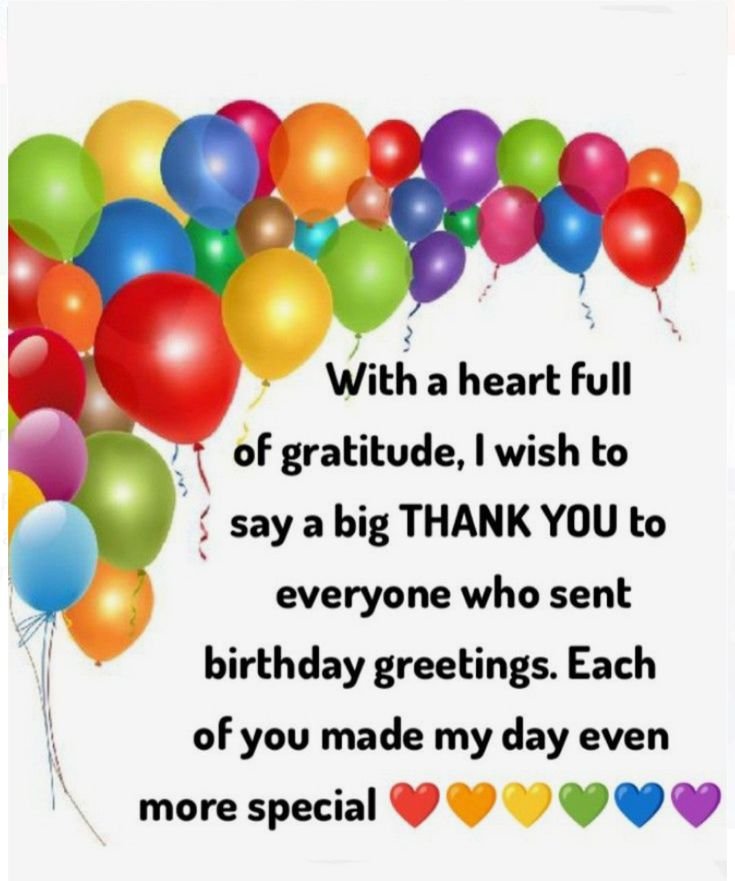 Thank You Messages for Birthday Wishes to Friends