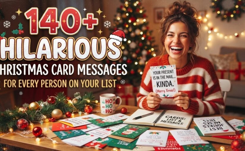150+ Hilarious Christmas Card Messages for Every Person on Your List