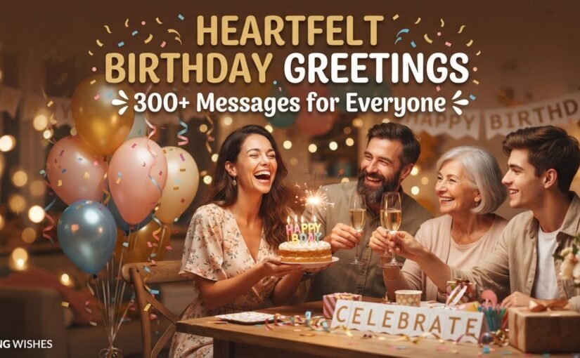Heartfelt Birthday Greetings: 300+ Messages for Everyone in Your Life