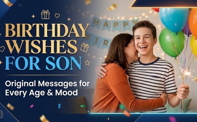Birthday Wishes for Son: Original Messages for Every Age and Mood