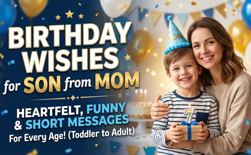 Birthday Wishes for Son from Mom: Heartfelt, Funny & Short Messages for Every Age