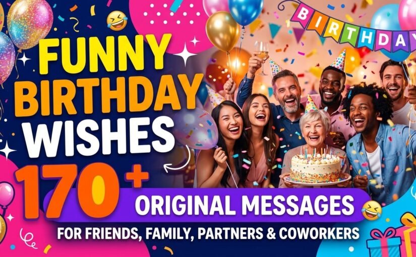 Funny Birthday Wishes: 170 Original Messages for Friends, Family, Partners and Coworkers
