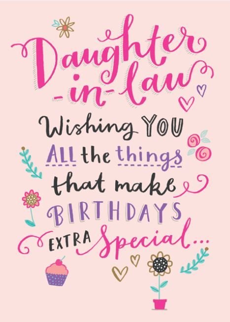 Heartfelt Birthday Wishes for Daughter-in-Law From Her Mother-in-Law