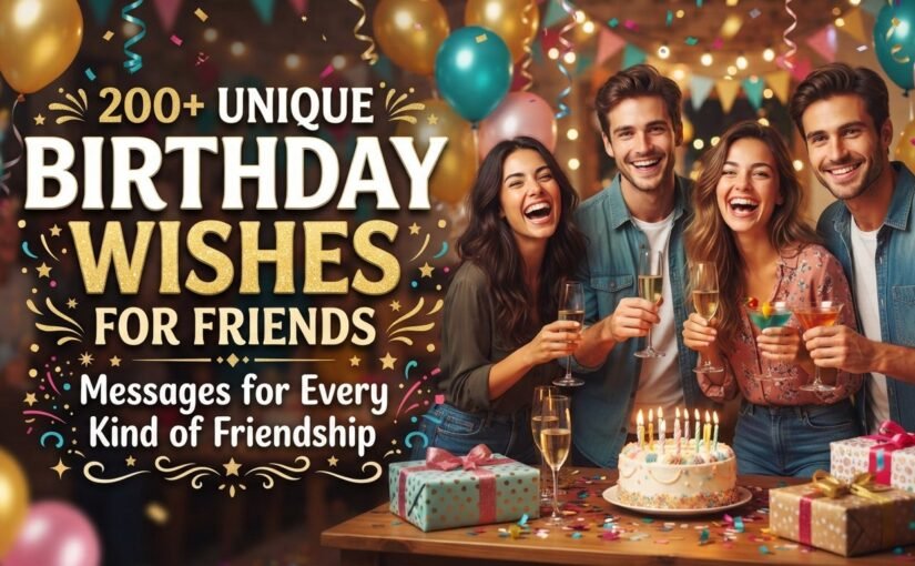 200+ Unique Birthday Wishes for Friends: Messages for Every Kind of Friendship