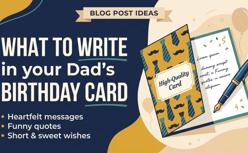 What to Write in a Greeting Card for Your Father’s Birthday